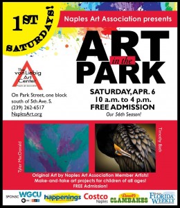 Naples Art in the Park poster