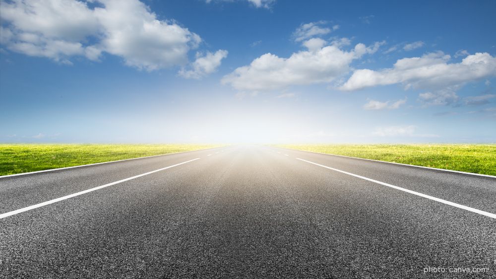 photo of a road canva.com