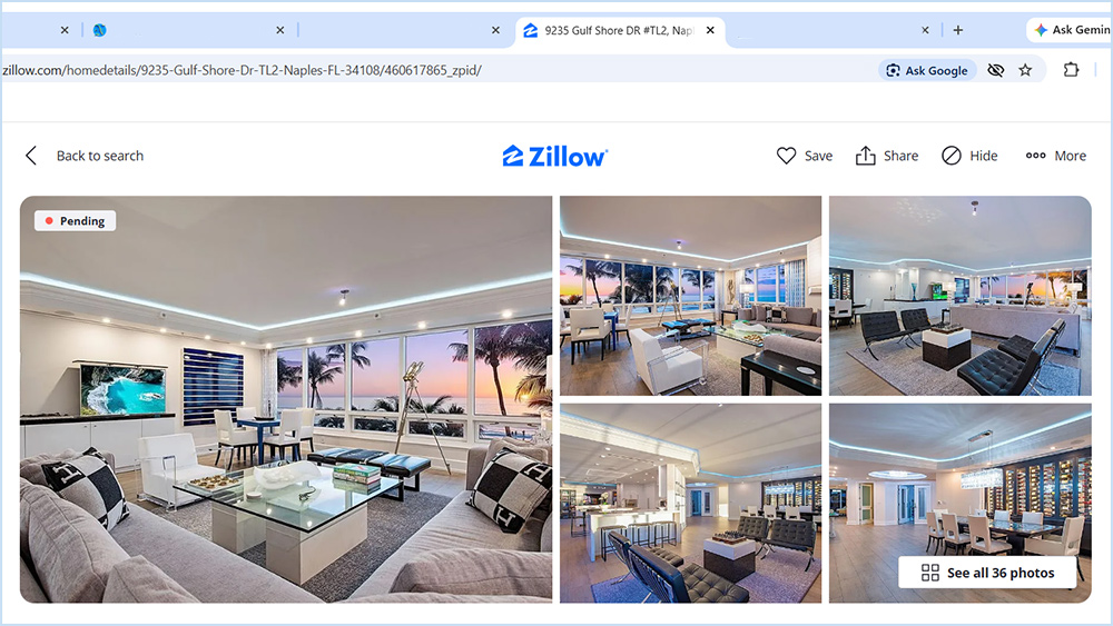 Naples ‘house on the beach’ condo lists for $13.9 million