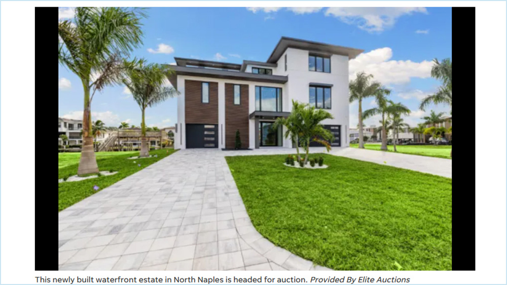 This move-in-ready North Naples estate will sell to the highest bidder