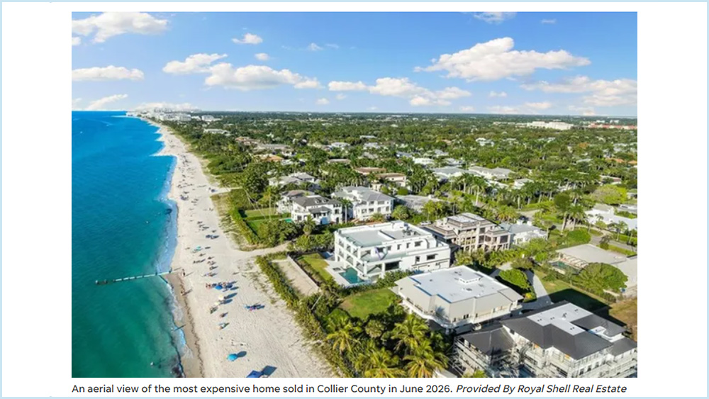 No. 1 most expensive house in Naples for June sells for $27M