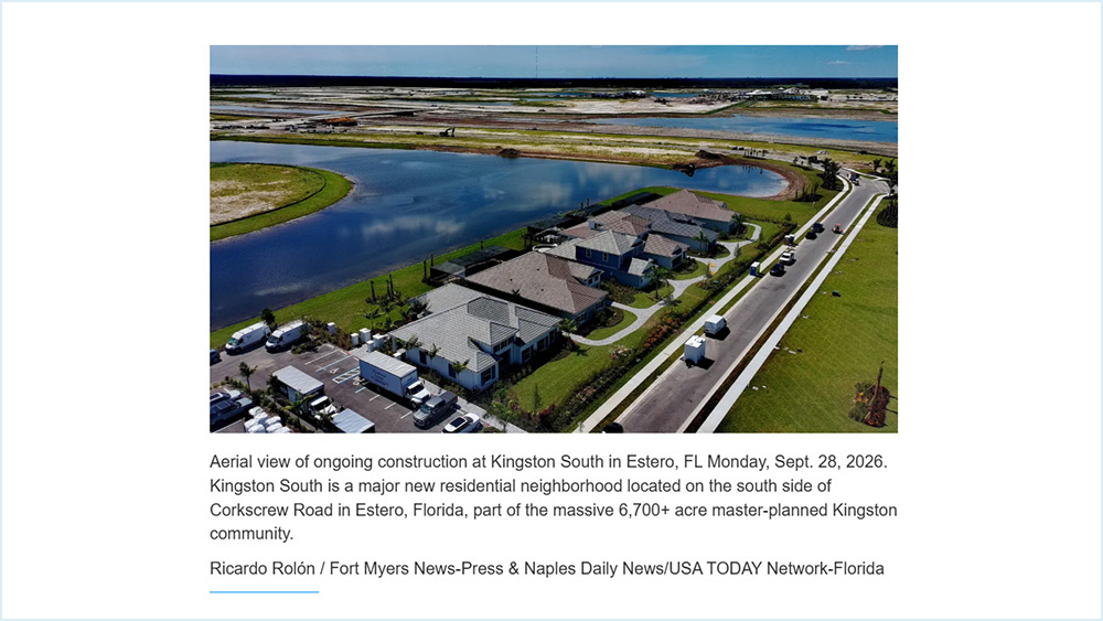 Drone views: New Kingston community set to open model homes